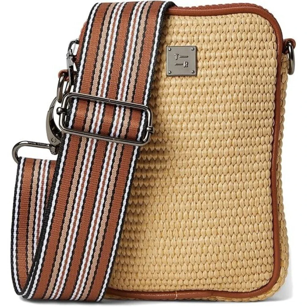 Think Royln Busy Signal 9888DRS Handbag Women Dune Raffia Crossbody Strap DDR434